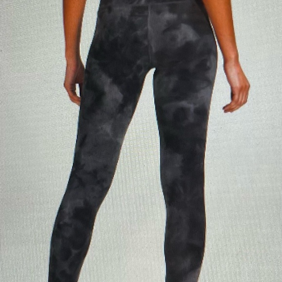 Lululemon Wunder Train High- Rise Tight 25” Diamond Dye Pitch Grey Graphite Grey - Picture 2 of 9
